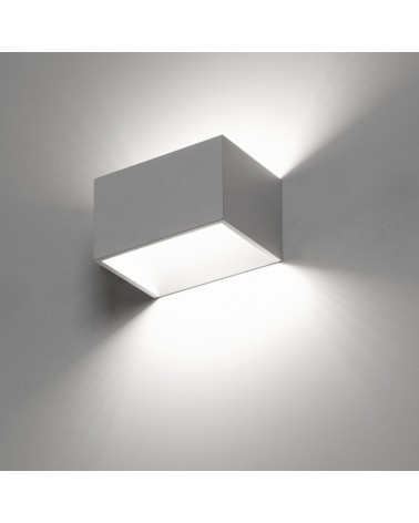 EXO LIGHTING RETT S Aplique de pared negro