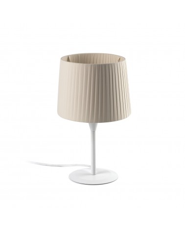 FARO SAMBA Lámpara Sobremesa Blanca/Beige