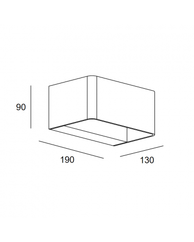 LEDSC4 WILSON Rectangular Aplique