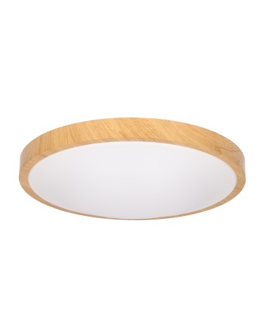 FORLIGHT TEMPO Lámpara plafón madera IP44