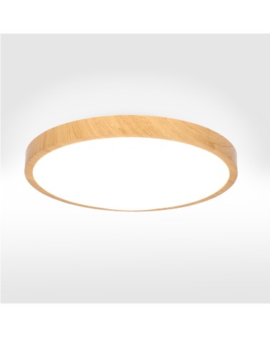 FORLIGHT TEMPO Lámpara plafón madera IP44