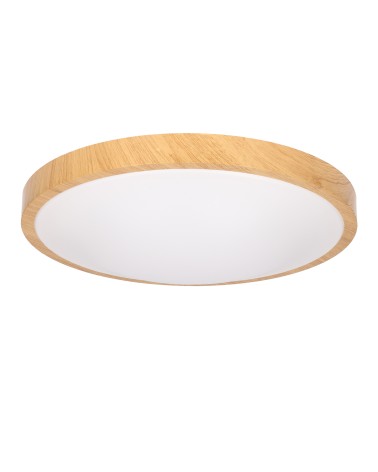 FORLIGHT TEMPO Lámpara plafón madera IP44