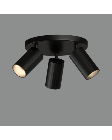 ACB MODRIAN 3L Plafón Negro