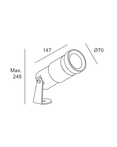 LEDSC4 MICRO 70 Gris Urbano