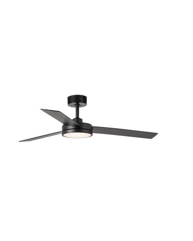 FARO BARTH L DC Ventilador de techo con luz negro