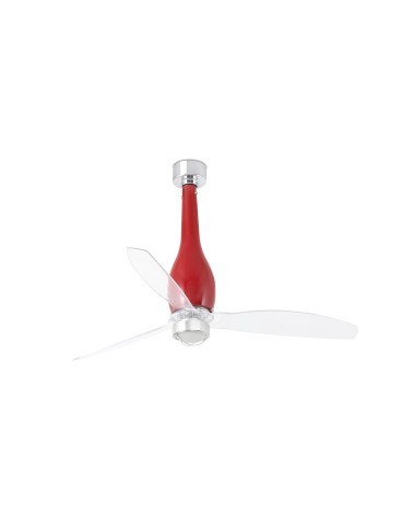 FARO ETERFAN M DC LED Ventilador de techo rojo brillo