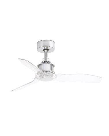 FARO JUST FAN XS DC Ventilador de techo cromo