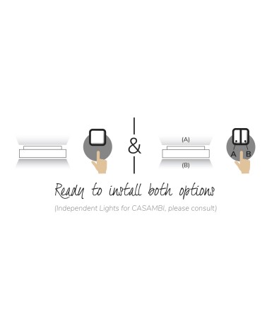 ACB LISBOA 600 TRIAC Plafón Negro CCT