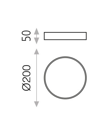 ACB LONDON 200 Plafón Blanco 3000K