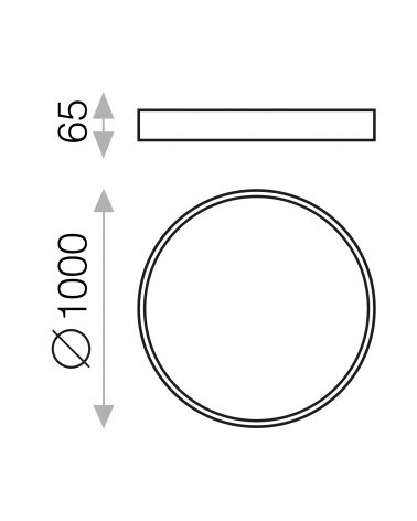 ACB LONDON 1000 Plafón Blanco CCT
