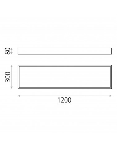ACB MUNICH 1200 Plafón Blanco CCT