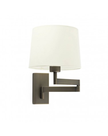 FARO ARTIS Aplique articulado bronce/beige