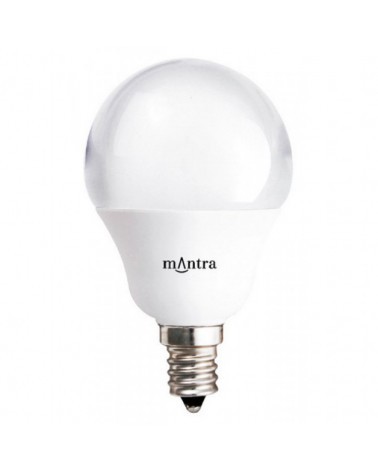 MANTRA Bombilla Esférica LED E14 5,5W 4000K