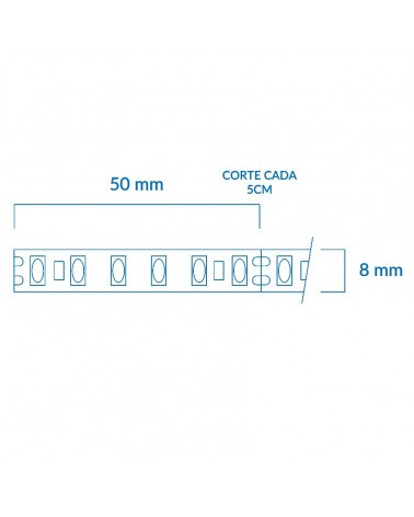 ATMOSS TIRA LED 9,6W/m 24V 4200K IP20 5m