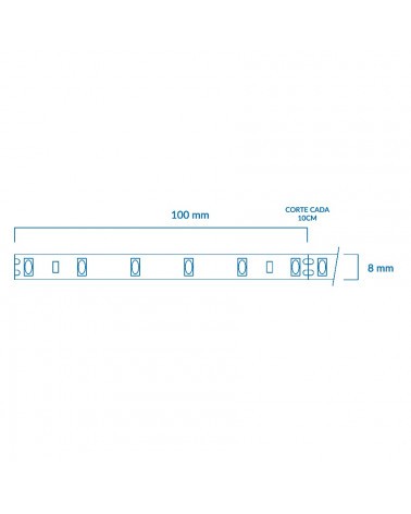 ATMOSS TIRA LED 4,8W/m 24V 4200K IP20 5m