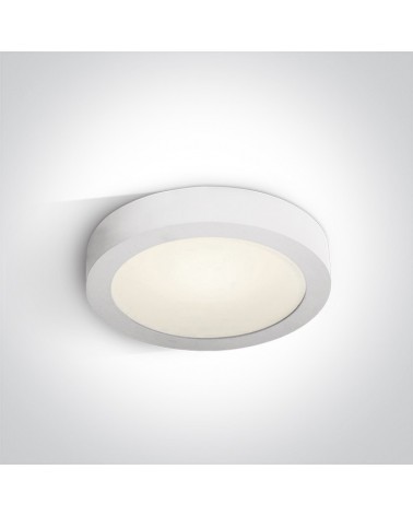 ONE LIGHT Plafón circular blanco LED 16W 4000K