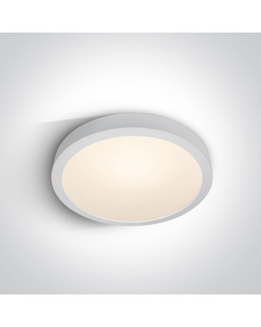 ONE LIGHT Plafón circular blanco LED 40W 3000K