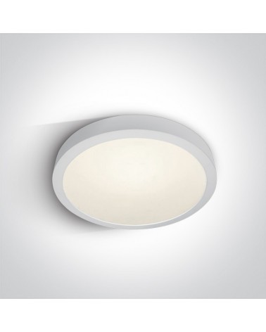 ONE LIGHT Plafón circular blanco LED 40W 4000K