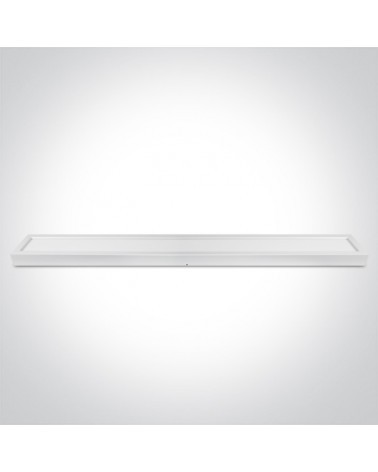 ONE LIGHT Plafón rectangular blanco LED 40W 3000K 145x1200mm