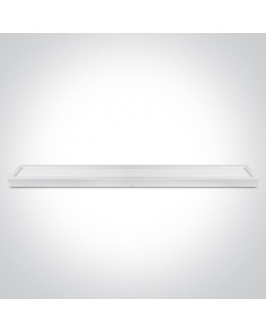 ONE LIGHT Plafón rectangular blanco LED 40W 4000K 145x1200mm