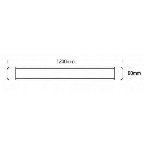 ONE LIGHT Regleta superficie LED 35W 4000K