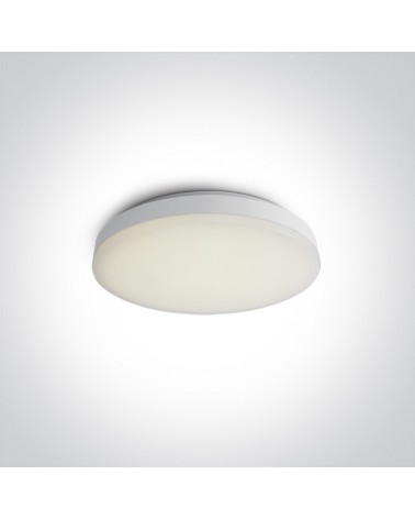 ONE LIGHT Plafón circular blanco LED 20W