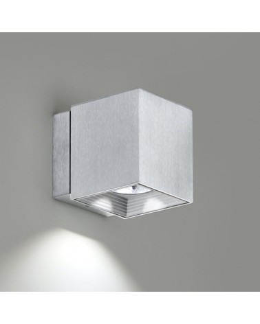 MILAN DAU 80 Aplique aluminio satinado LED 9,3W