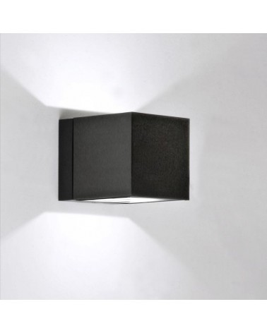 MILAN DAU 80 Aplique negro satinado LED 2x7W