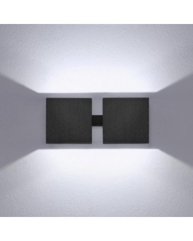 MILAN DAU 180 Aplique negro satinado LED 4x7W