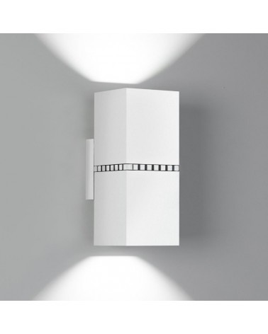 MILAN DAU 200 Aplique blanco mate LED 2x9,3W