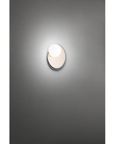 ESTILUZ CIRC ESPEJO LED BRONZE FUMÉ Ø300