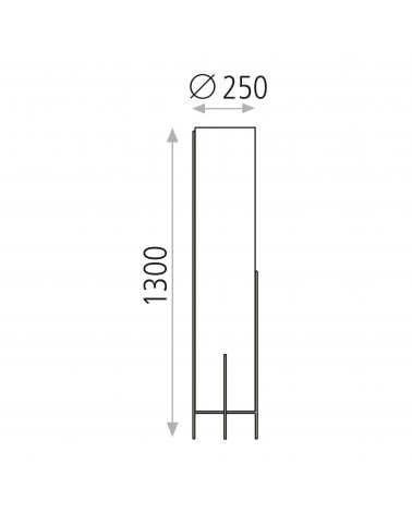 ACB NAOS pie textil 130 cm