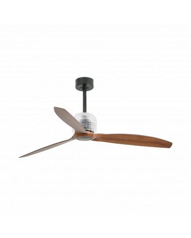 FARO DECO FAN M DC Ventilador de techo negro mate