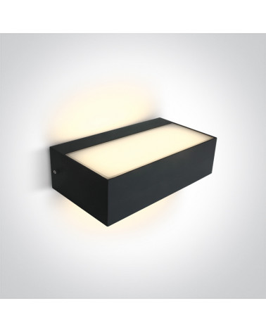 ONE LIGHT Aplique antracita LED 2x4,5W