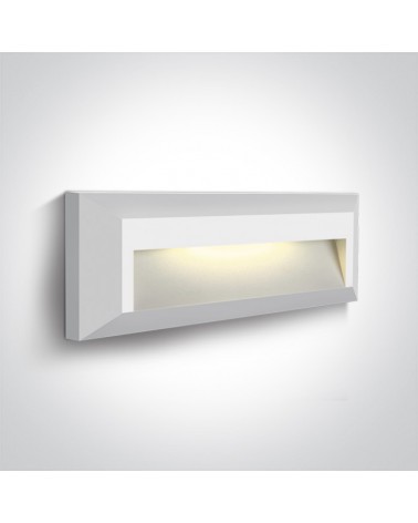 ONE LIGHT Aplique rectangular blanco LED CCT 2W