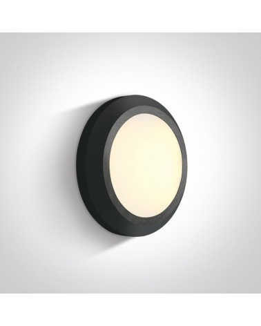 ONE LIGHT Aplique antracita LED 3,5W Ø150