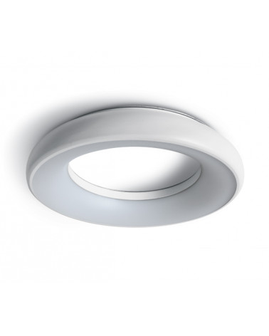 ONE LIGHT Plafón circular anillo blanco LED