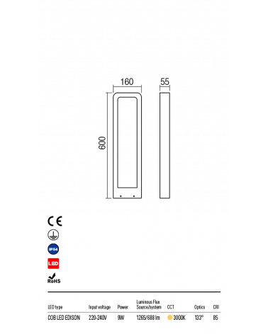 REDO RADEON Baliza gris oscuro