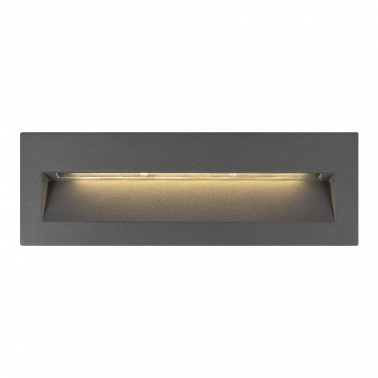 HOFF LIGHT ATHENS 6 RECTANGULAR Empotrable Antracita 4CCT