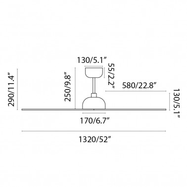 FARO GOTLAND L DC SMART Ventilador de techo blanco