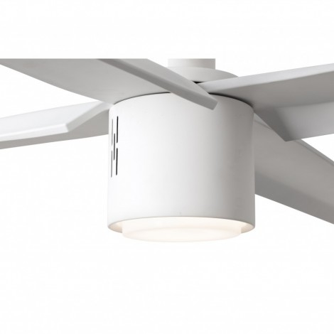 FARO ATTOS LED Ventilador de techo blanco con luz