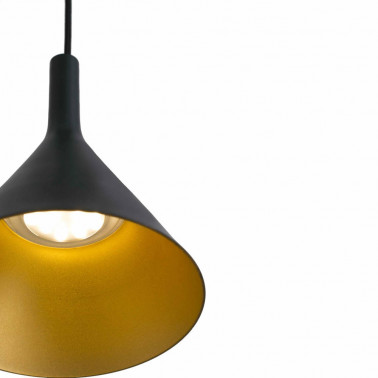 FARO PAM 165 COLGANTE NEGRO/ORO