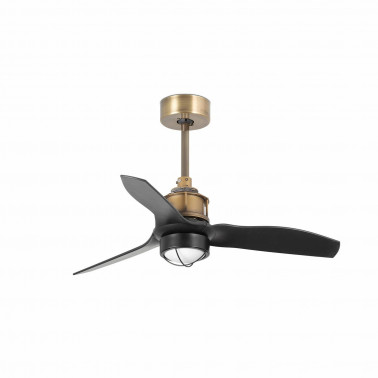 FARO JUST FAN XS DC LED Ventilador oro viejo/negro