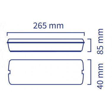 ATMOSS Caja estanca IP65 para emergencia LED