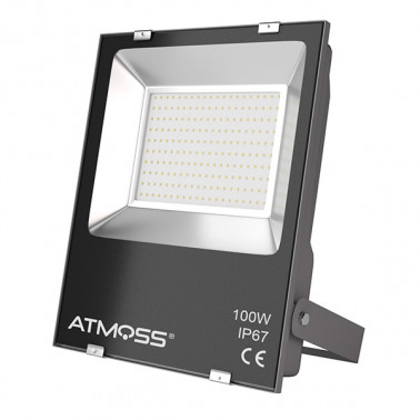 ATMOSS Proyector exterior LED UltraSlim 100W 3200K