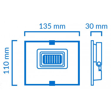 ATMOSS Proyector exterior LED Mini 20W 3200K