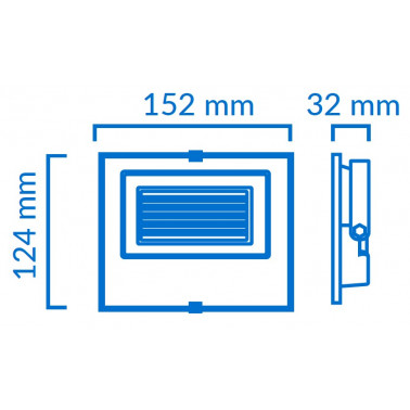 ATMOSS Proyector exterior LED Mini 30W 5000K