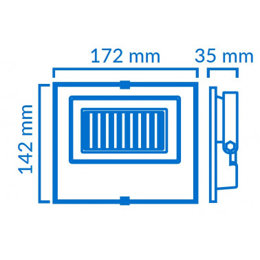 ATMOSS Proyector exterior LED Mini 50W 5000K