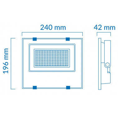 ATMOSS Proyector exterior LED Mini 100W 5000K