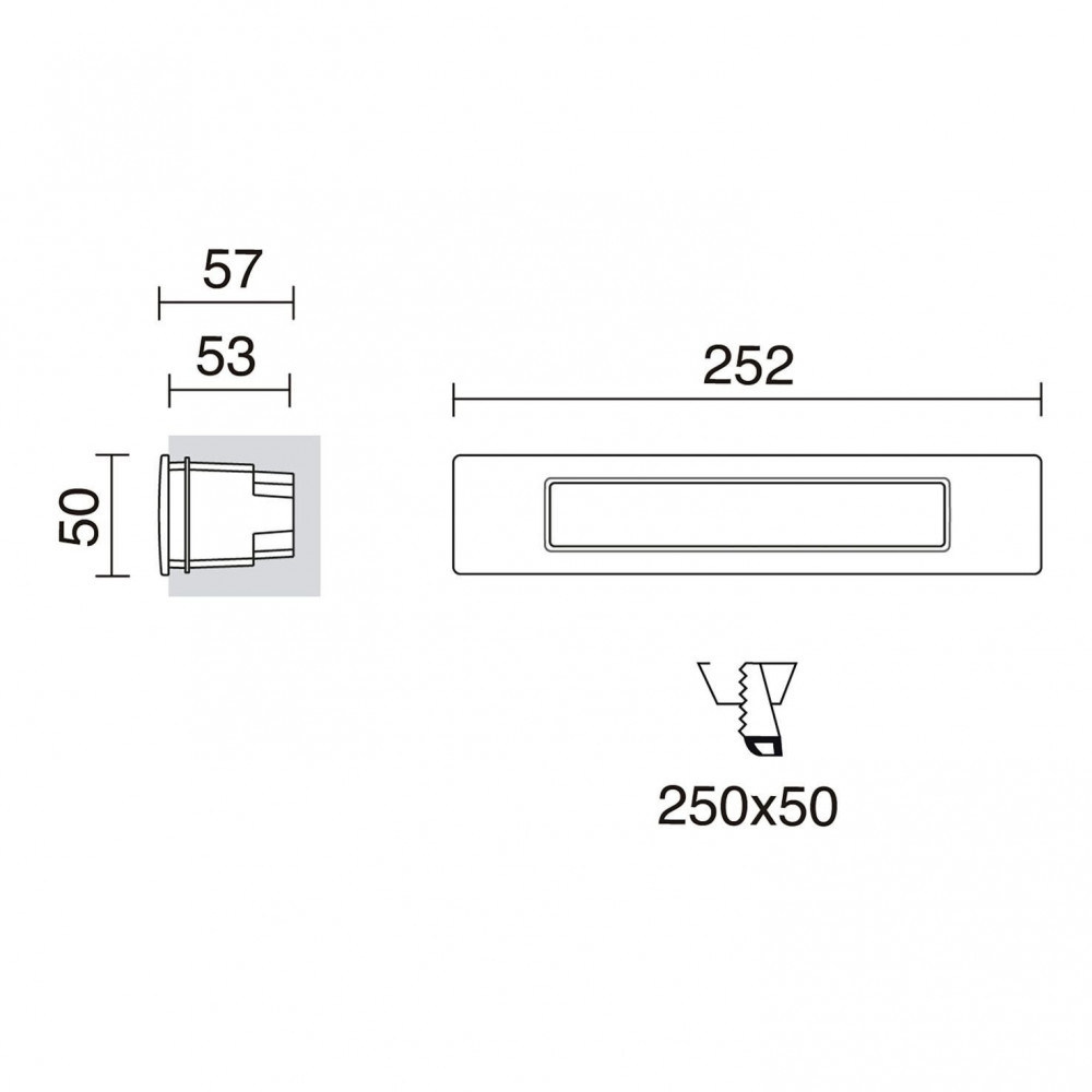 Foco exterior de pared LED Oko 230V IP65